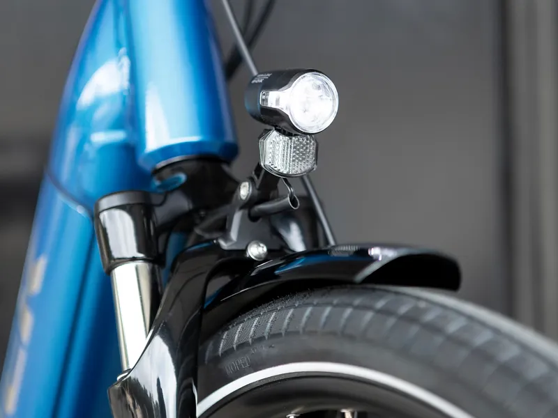 TREK Verve+ 3 Lowstep 400Wh Electric Hybrid Bike in Alpine Blue-6